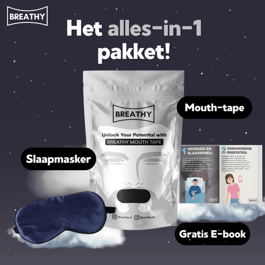 Breathy Mondtape Pakket - 30 Stuks - Breathy